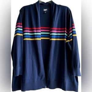 Lands’ End / Tunic Length Open Front Cardigan / Women’s Plus 3X